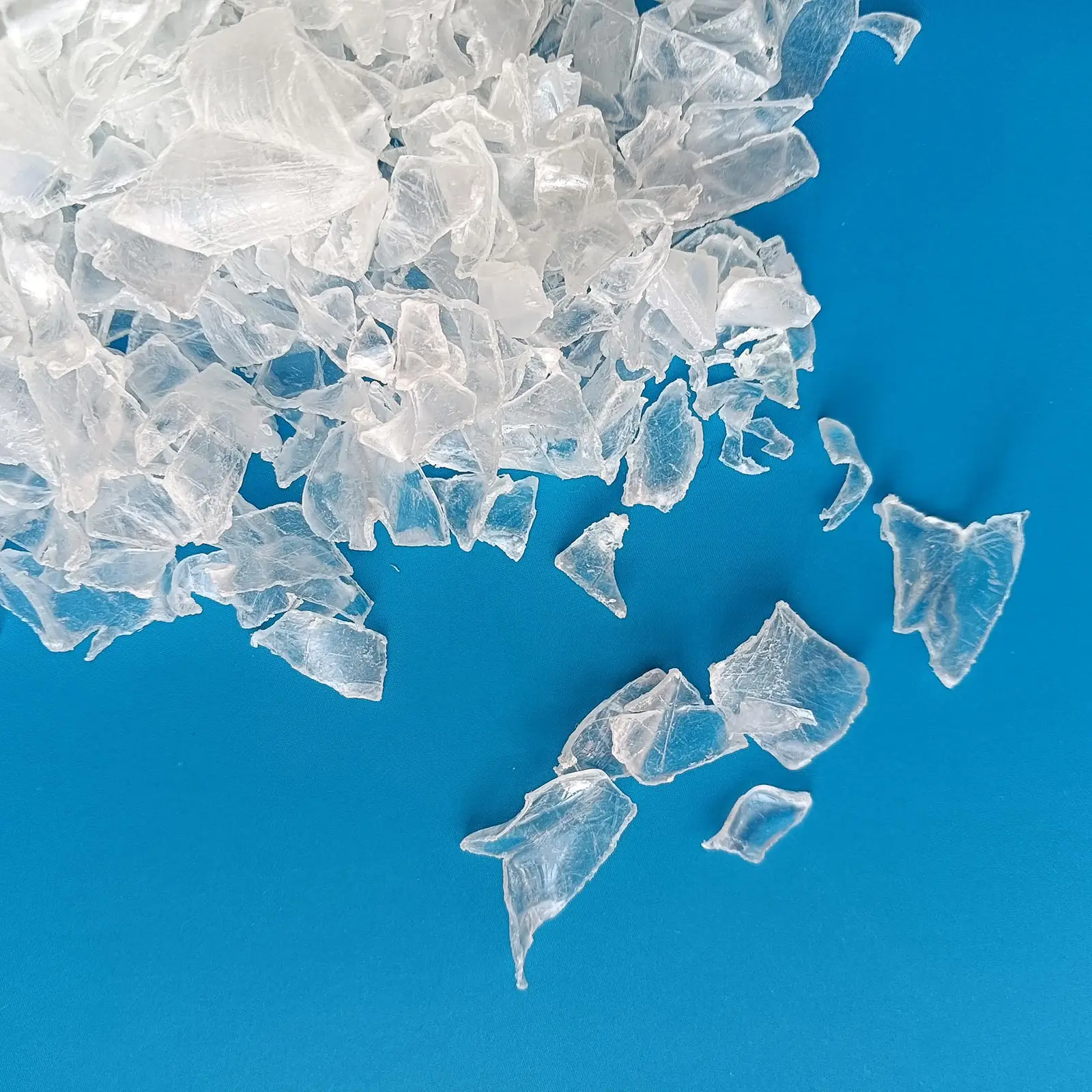 Clean Hot Washed Recycled PET Flakes / Pet Plastic Bottle Scrap For Sale