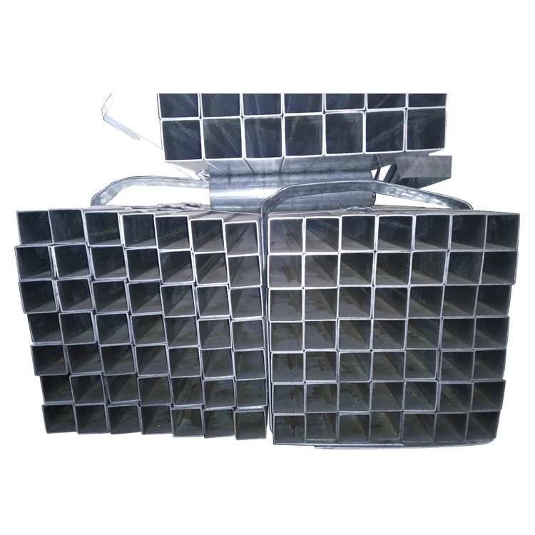 Carbon Steel Hot Dip Galvanized Coating Square Rectangular Tube tubo de laton MS Gi Hollow Section Steel Pipe