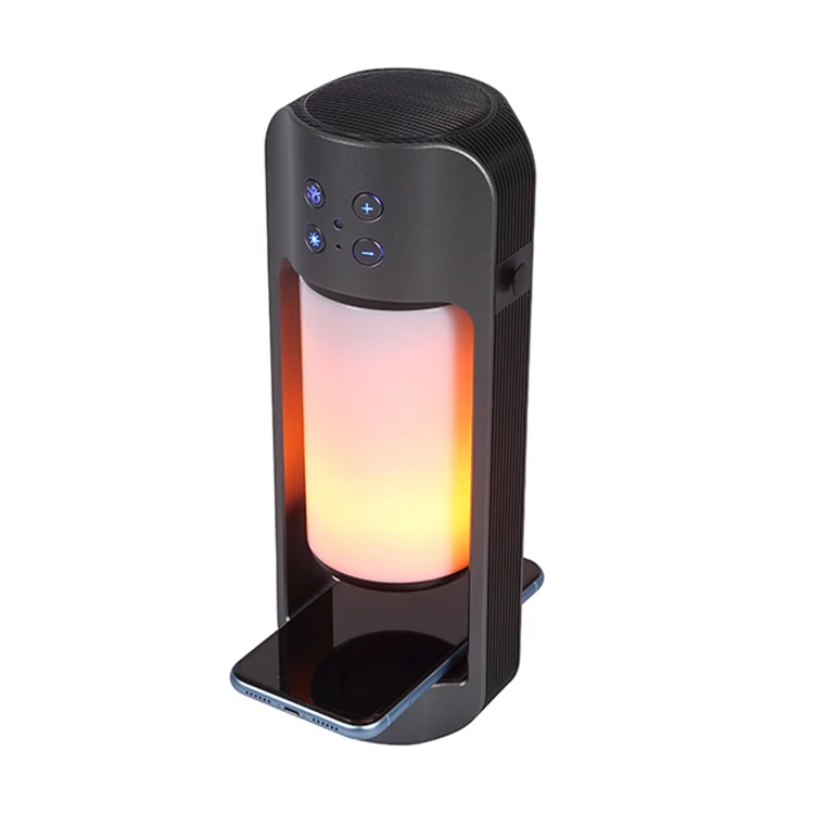 Outdoor Sports LED Alpha Light Flame In-Ear Headphones TWS Bluetooth Speaker