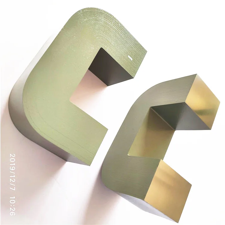 Electromagnet Grain oriented electrical steel Single phase Cores