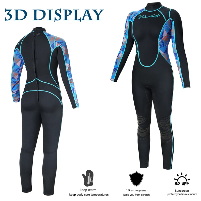 
Wholesale super Stretch Diving Suit Full body Wet Suit Neoprene Women Surfing Wetsuit 