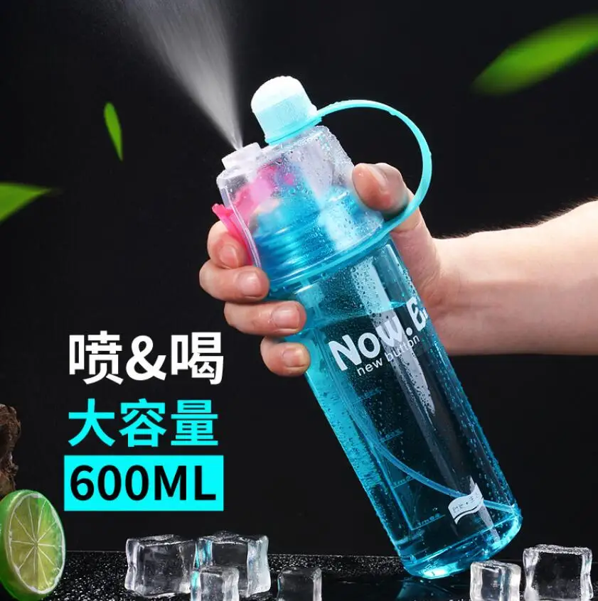 400ML 600ml hot sales popular mist spray water bottle wholesale