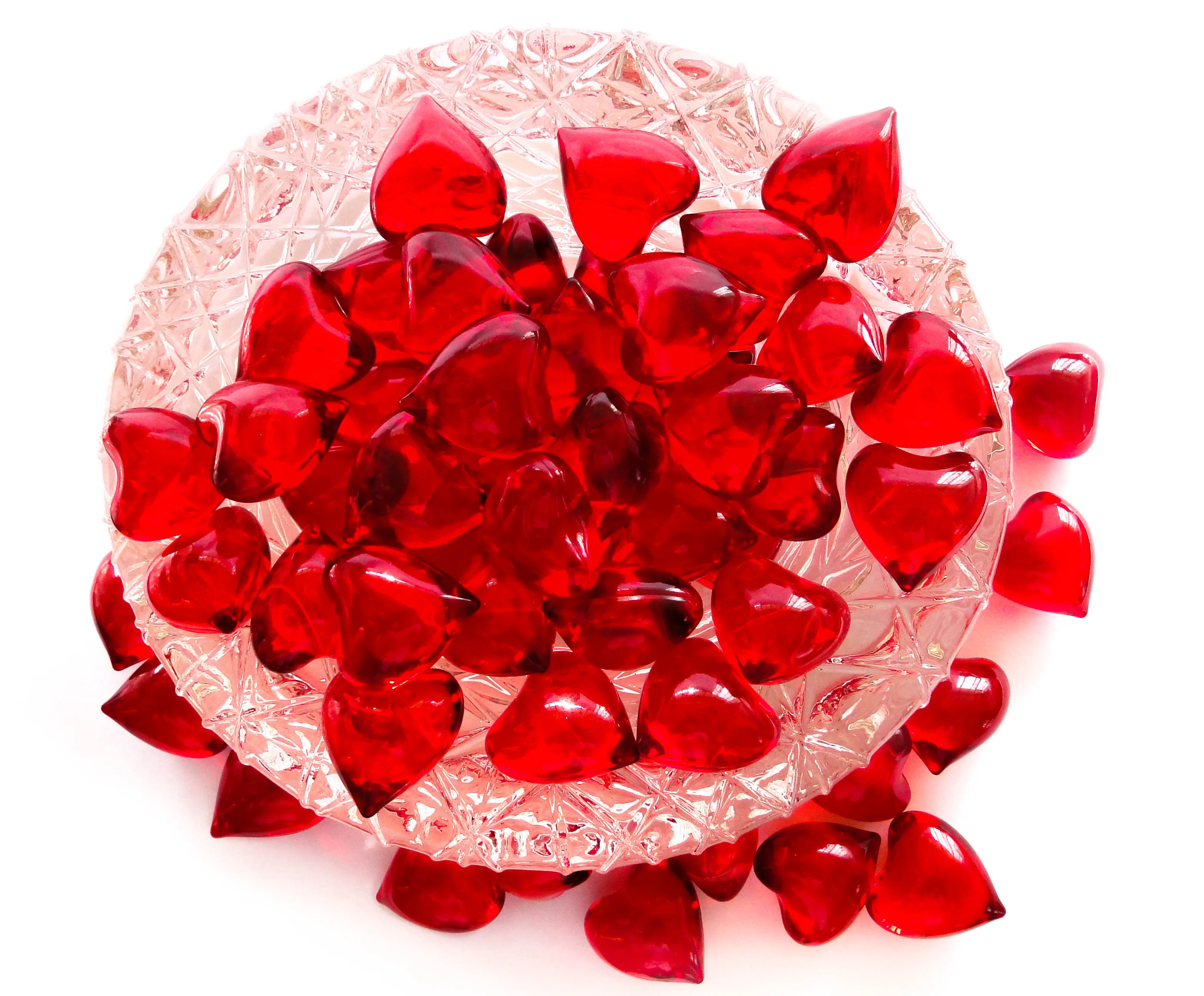 Масляные бусины для ванны в форме сердца