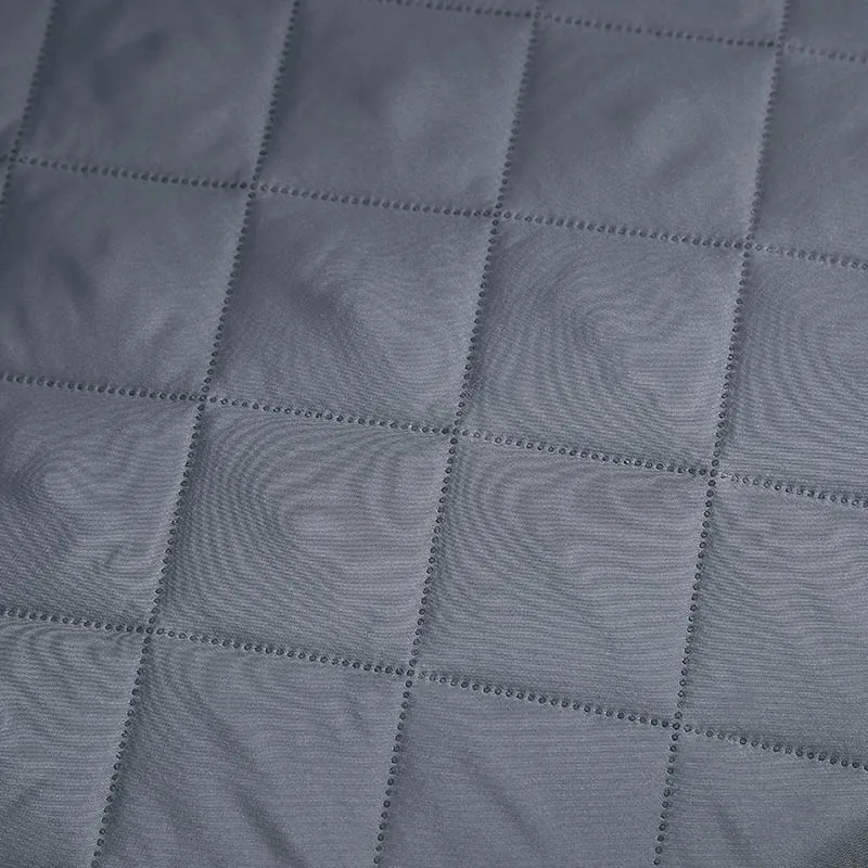 Hot sale 100% Polyester Waterproof Anti-pilling Charcoal Grey/Black Sofa Cover for Cushion Couch, Recliner, Loveseat and Chair