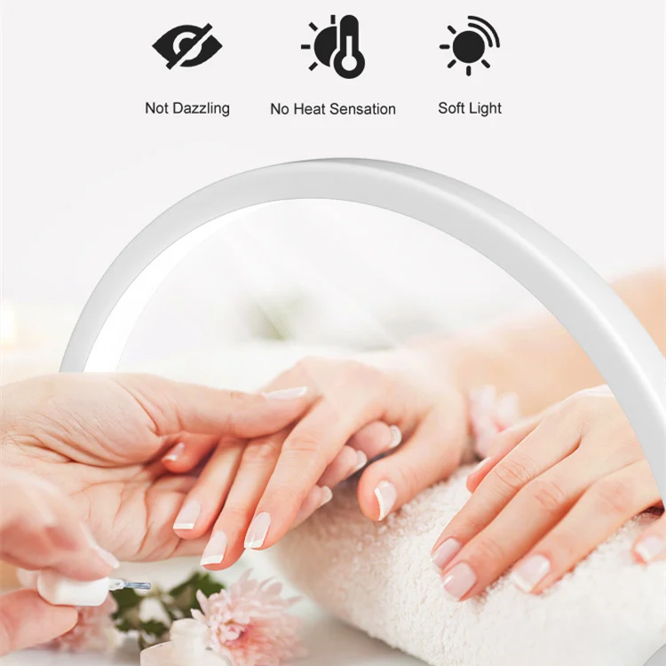 Professional 40W Led Lash Lights Led Moon Tattoo Led Light With Floor Stand For Nail Beauty Salon