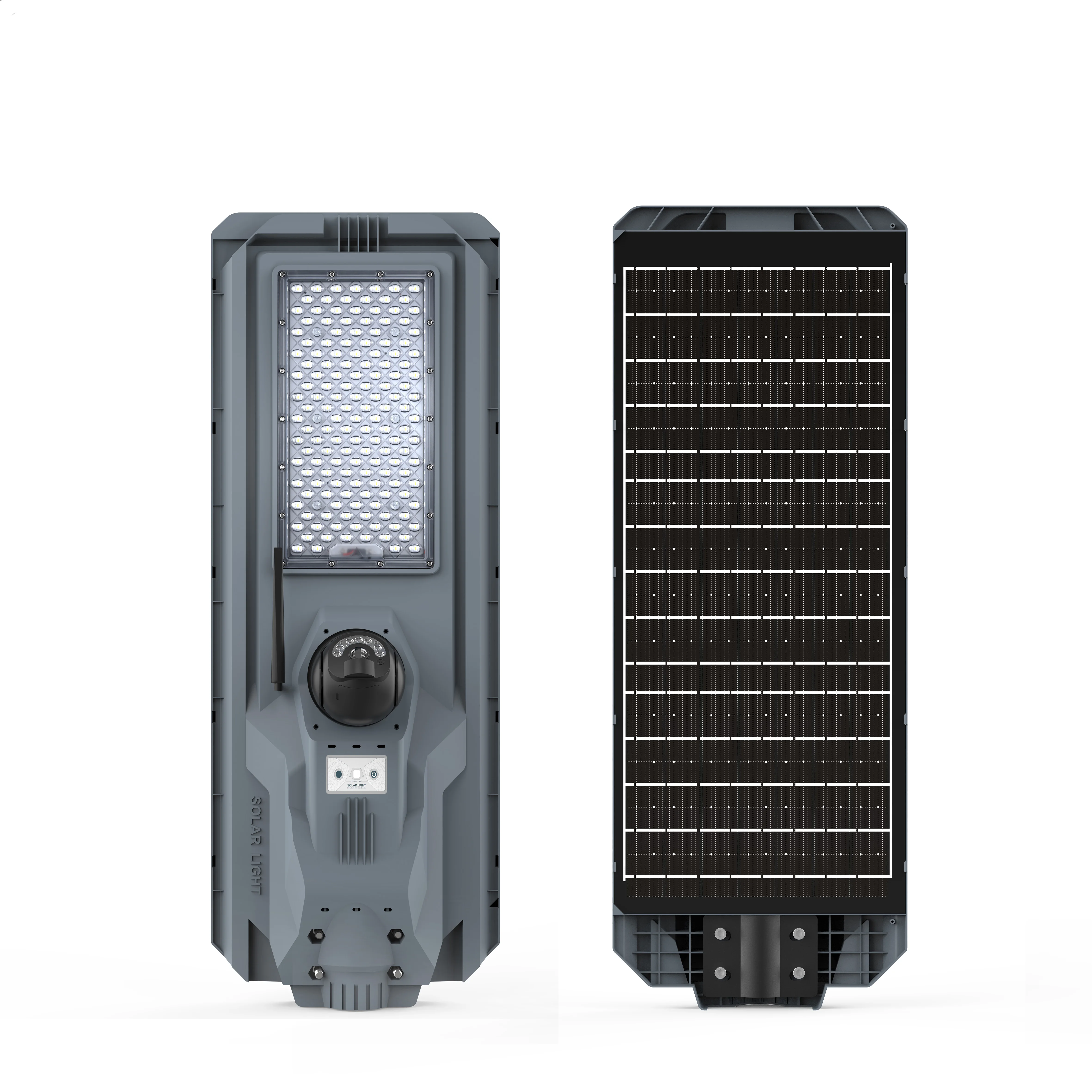 Integrated Solar Led Street Light With 4G WIFI CCTV Camera 800W 1200W Waterproof IP65 Landscape Residential Road Lighting
