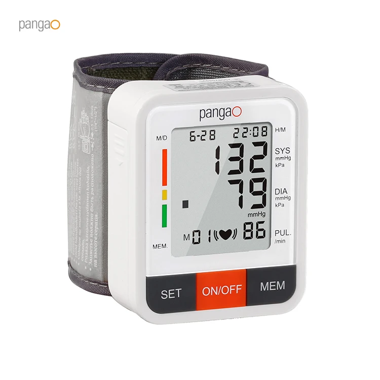 Healthy Care Home Use Diagnostic BP Apparatus Digital Wrist Cuff Blood Pressure Monitor