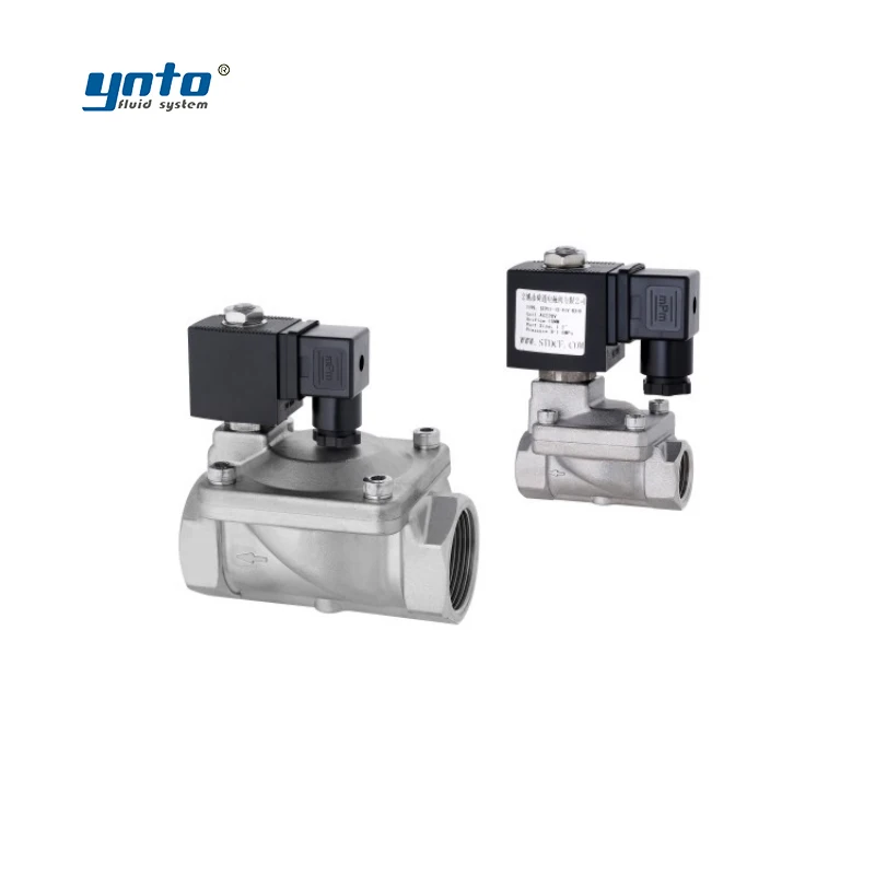 YNTO 3 inch water 220v 12v lpg waterproof solenoid valve pilot operated diaphragm brass normally open solenoid valve for alcohol
