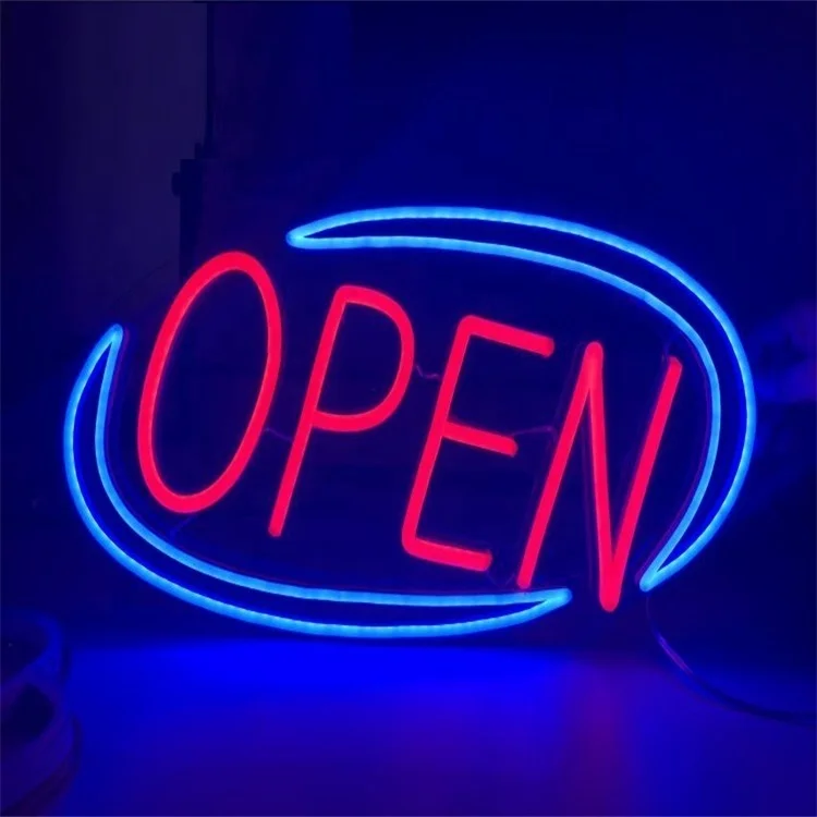 Custom Neon Sign Acrylic Letter LED Open Neon Signs for Business Store Bar Barber Salon