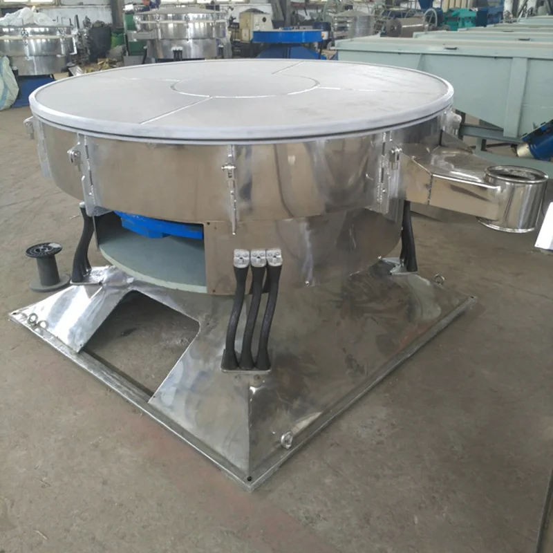 SS304 or SS316 construction tumbler sieving screening machine for salt and sugar