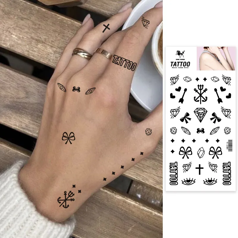 Wholesale Realistic High Quality Waterproof Temporary Tattoo Different Body Art Designs Long Lasting Tattoo Stickers