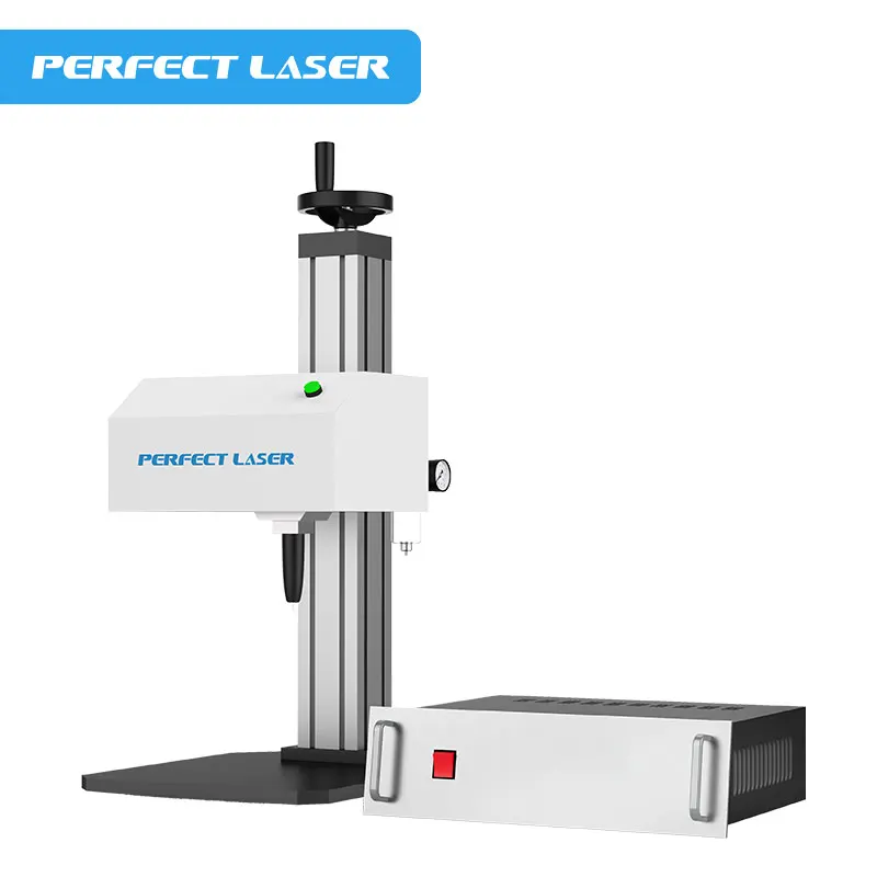 Perfect Laser Desktop Industrial Metal Nameplate Date Code Vin No Dot Peen Pin Marking Engraving  Stamping Marker Machines Price