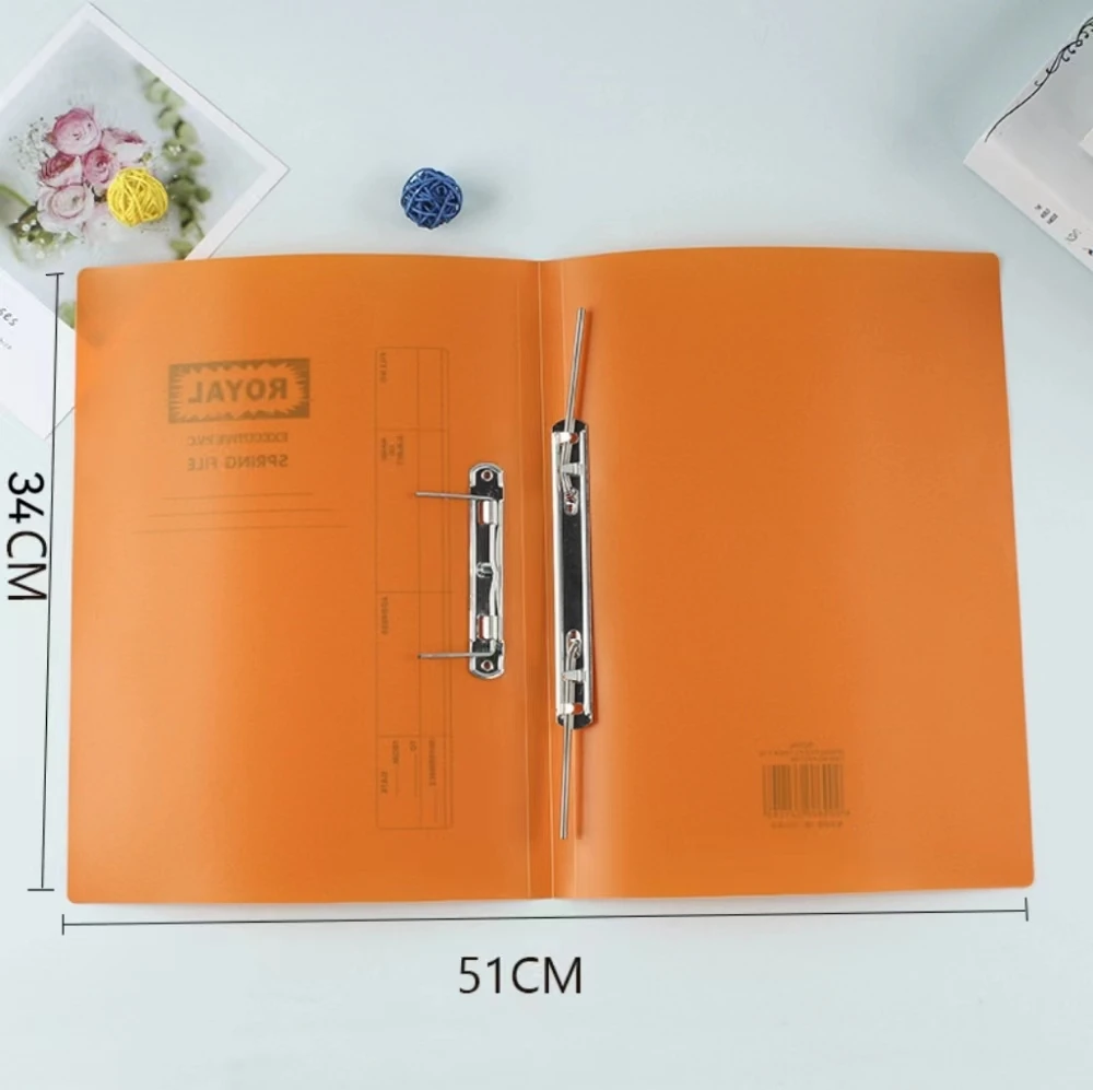 Factory best-selling FC polypropylene executive file (plastic)  PP Spring file thickening folder