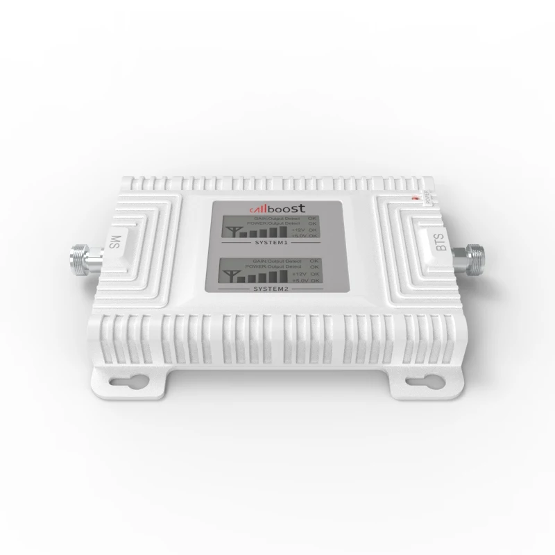 Усилитель Callboost 850/1800 мГц 2g 3g 4g GSM DCS 70dB 20dBm двухдиапазонный Ретранслятор мобильной сети усилитель сигнала сотового телефона с ЖК-дисплеем