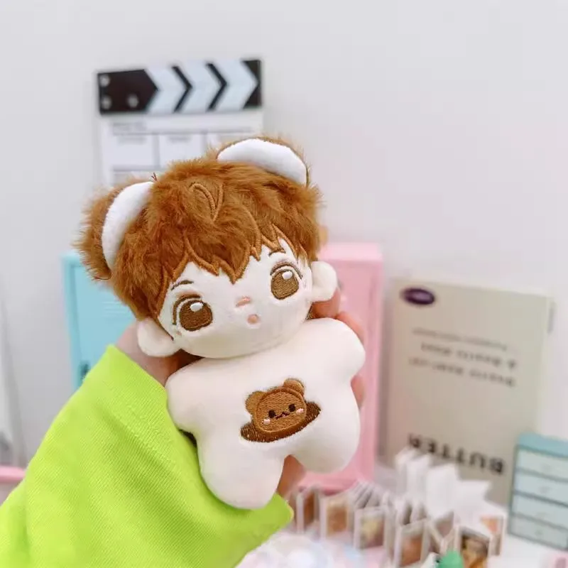New Products 2025 Cotton Doll Light Purple Hair Naked Style Soft for Kid stuffed Keychain kawaii Novelty Gift
