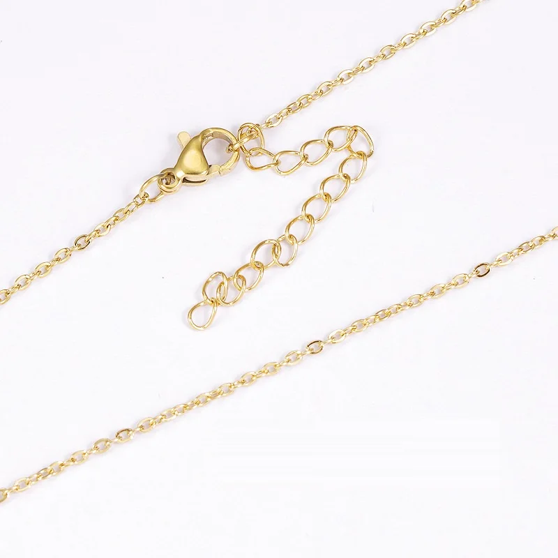 45 cm Necklaces Jewelry Crafts Accessories Diy Jewelry Making Accessories Stainless Steel Twist Cable Chain