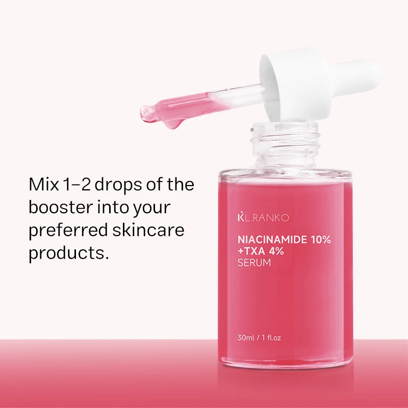 Custom Private Label 10% Niacinamide 4% Tranexamic Acid Serum Ceramide Hyaluronic Acid Vitamin B12 Korean Skincare Products