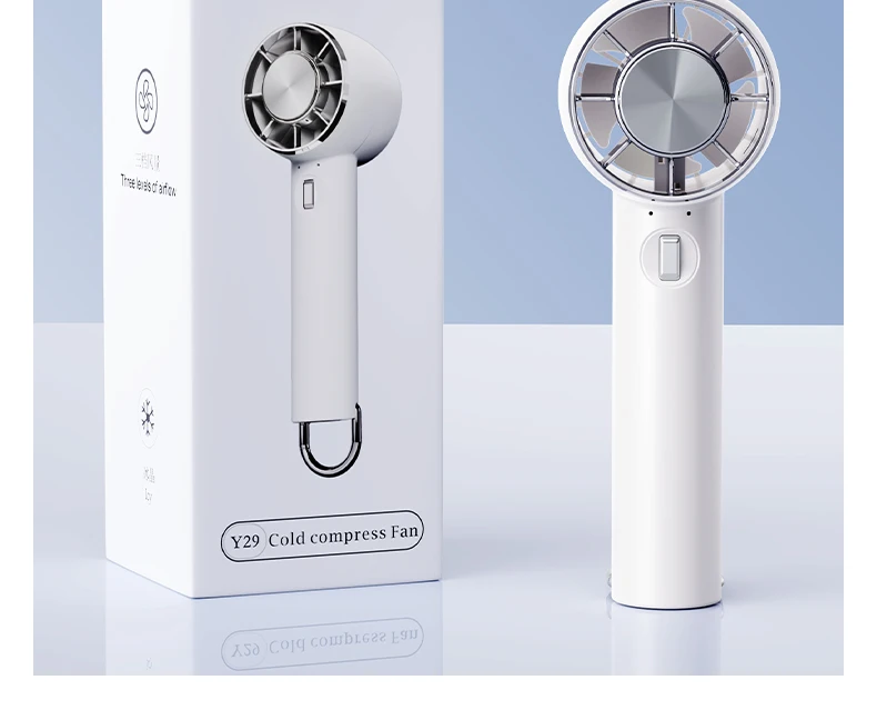 Hot Sale 1800mAH Table Standing Usb Rechargeable Fan Hand Portable Mini Cooler Handheld Fan