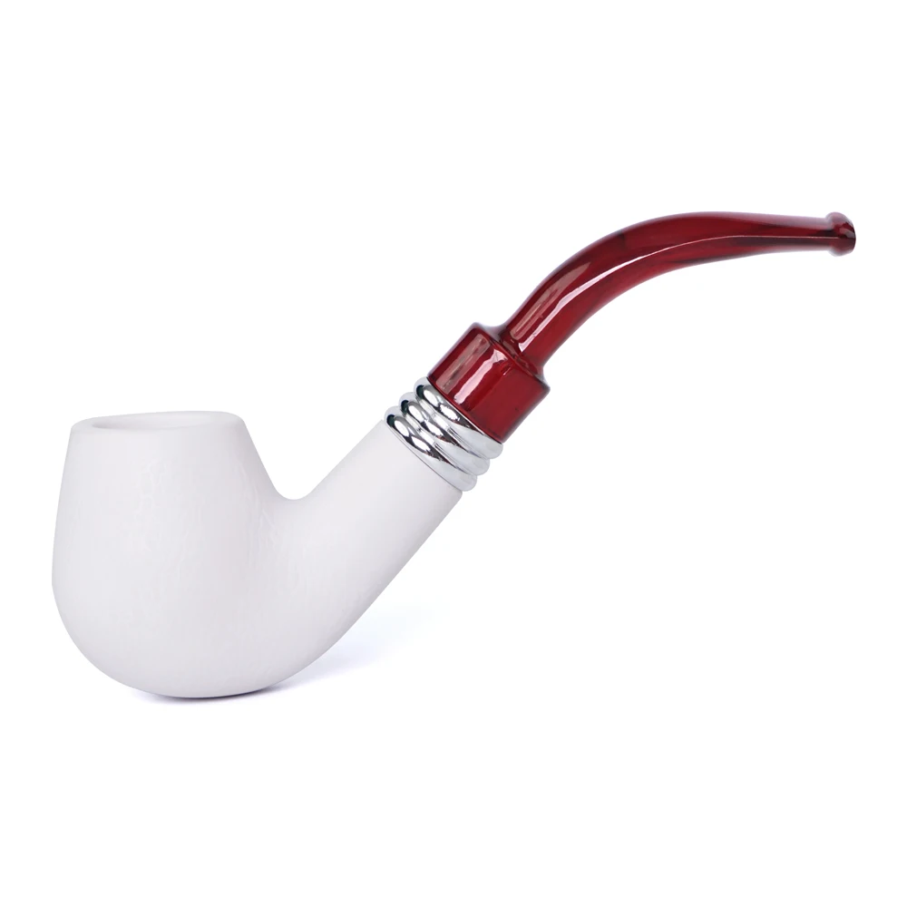 Оптовая продажа Классическая недорогая практичная модная деревянная курительная трубка из бакелитовой смолы