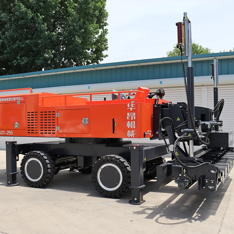 Telescopic Boom 4-Wheel Leveling Machine Handheld Concrete Floor Polisher Engine Motor Core Components Polishing Cement Floors