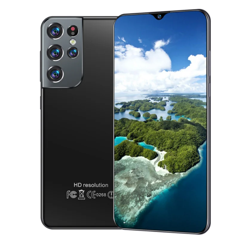 
Unlocked mobile Smartphones, Note 7 Android 10 5G Dual SIM Unlocked Cell Phones, 6.7 inch HD Display Triple Cameras 16GB+128G 