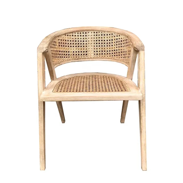 Small Order Accepted High Quality Furniture Solid Wood Rattan Dining Chair