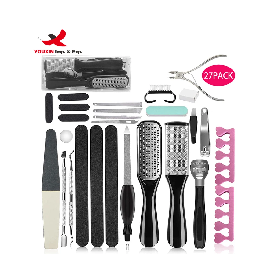 FENGFLY stainless Steel Foot Care Kit foot file Callus Set