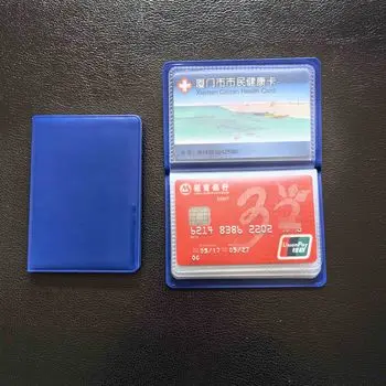 Soft PVC Card Holder Supplier Recycle PVC Card Holder with Pockets