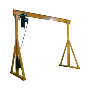 Electric Travelling A Frame Portable 4 Wheels Mobile Mini Gantry Crane For Building