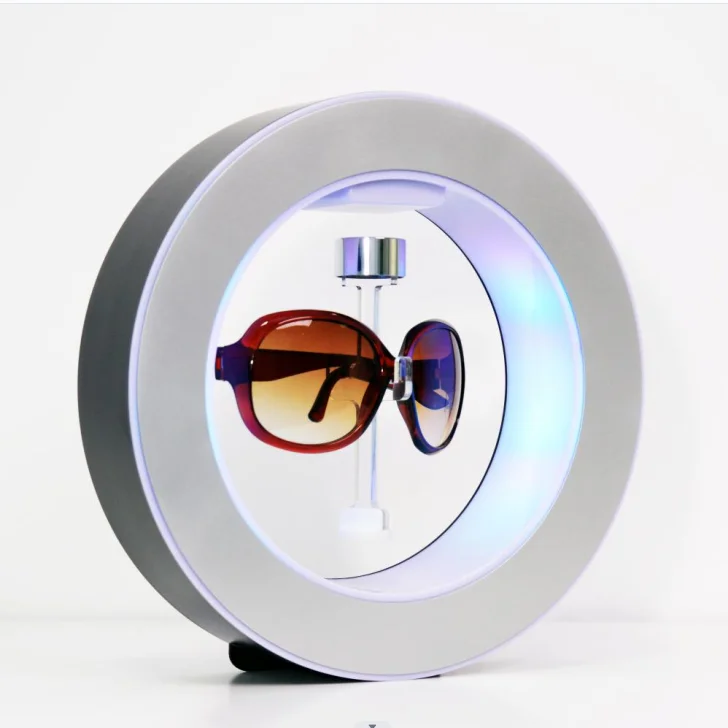 China Manufacturing C-shaped Levitating World Map Globe, Magnetic Levitating Earth Led Light Function