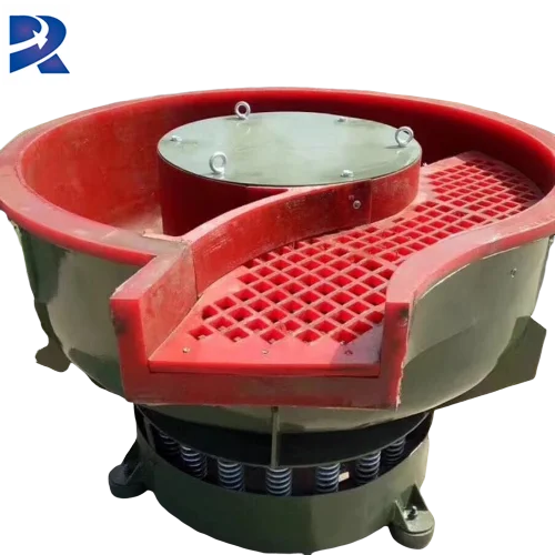 Vibratory Finishing Machine with Separator, Metal Vibration Polishing Tumbler Machine