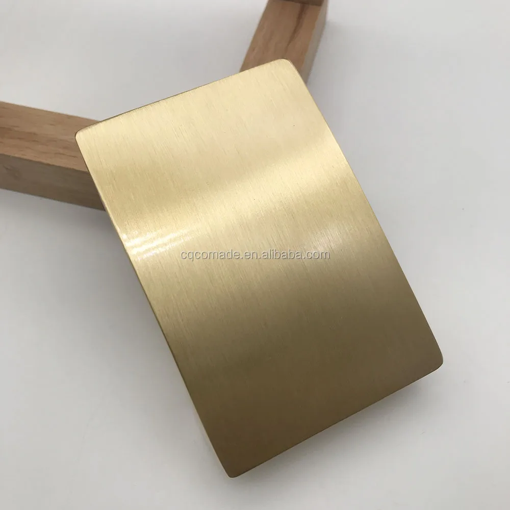 Пряжки из твердой латуни, прямоугольная пряжка 40 мм для мужчин