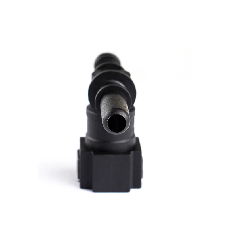 Auto Parts Pipe Fittings Fuel Gasoline Filter Fitting Fuel Quick Connector 9.49 ID6 Tee Curved Fuel Line Quick Connector