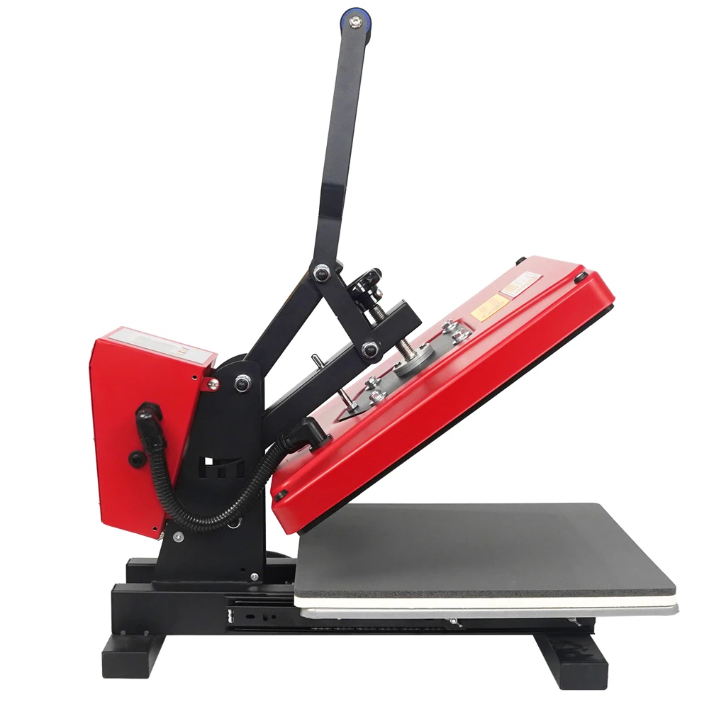 Mecolour Wholesale High Quality Red Heat Press Machine Printing on T shirts Custom Heat Transfer Machine