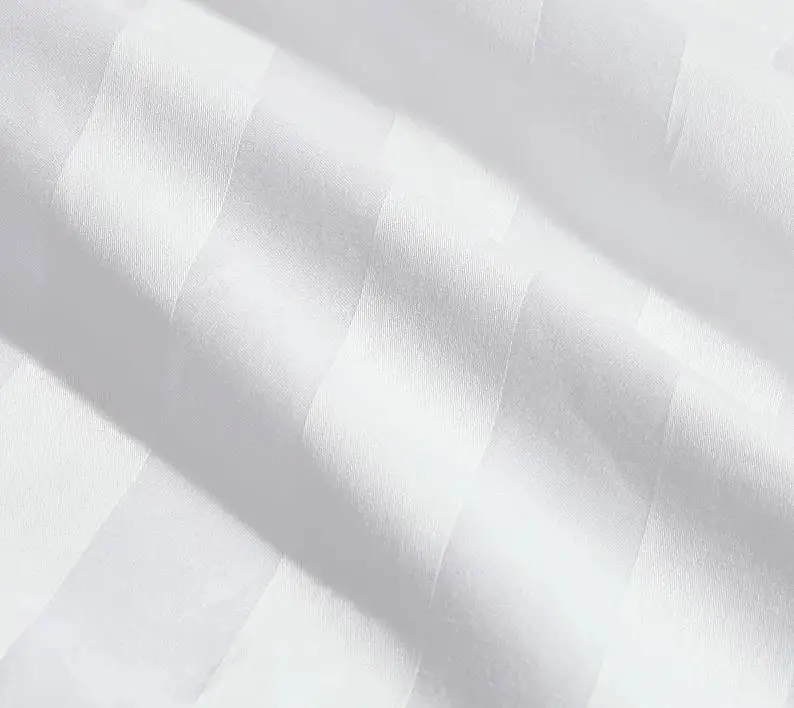 181TC 50% cotton 50% pes 30x30 110x71 width 304cm 2cm/1cm stripe optical white