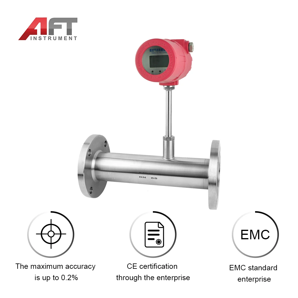oxygen air flowmeter clean gas thermal mass flow meter