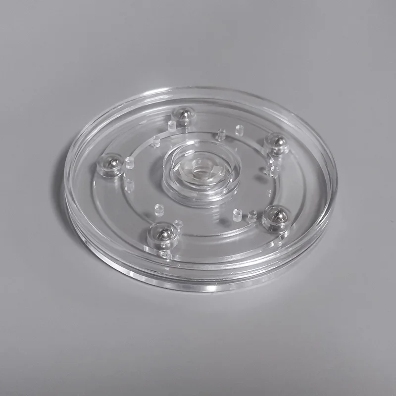 3 inch Cupcake Turntables Plastic Lazy Susan Acrylic Turntable Organizer