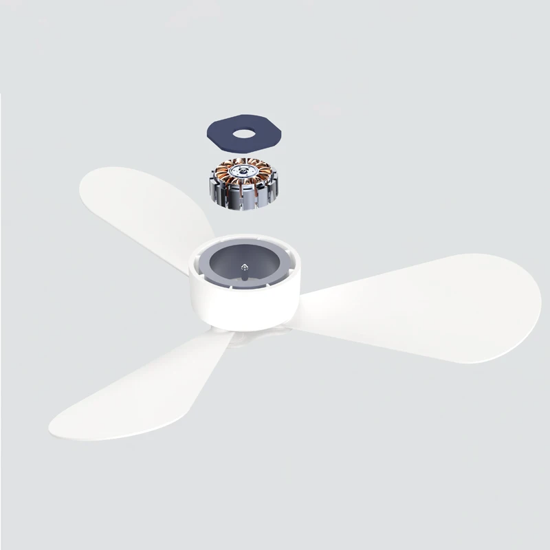 ventilador de techo con aspas ceiling fan with light and remote control type-c rechargeable battery camping tent fan outdoor