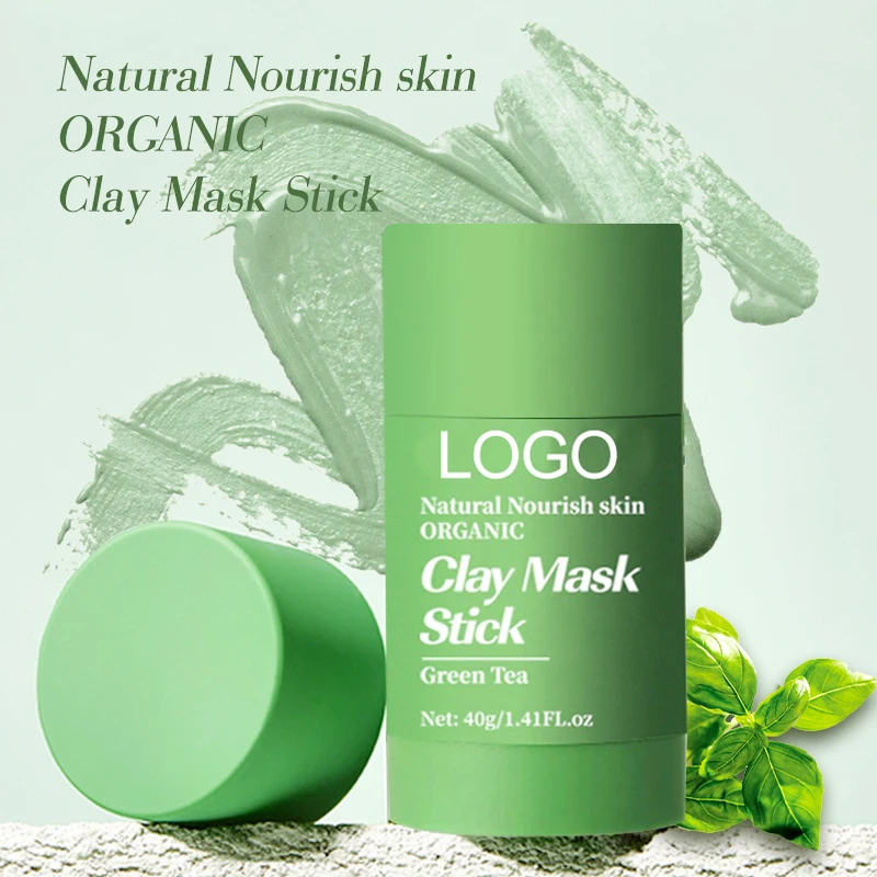 Private label custom facial mask green tea anti aging face mask