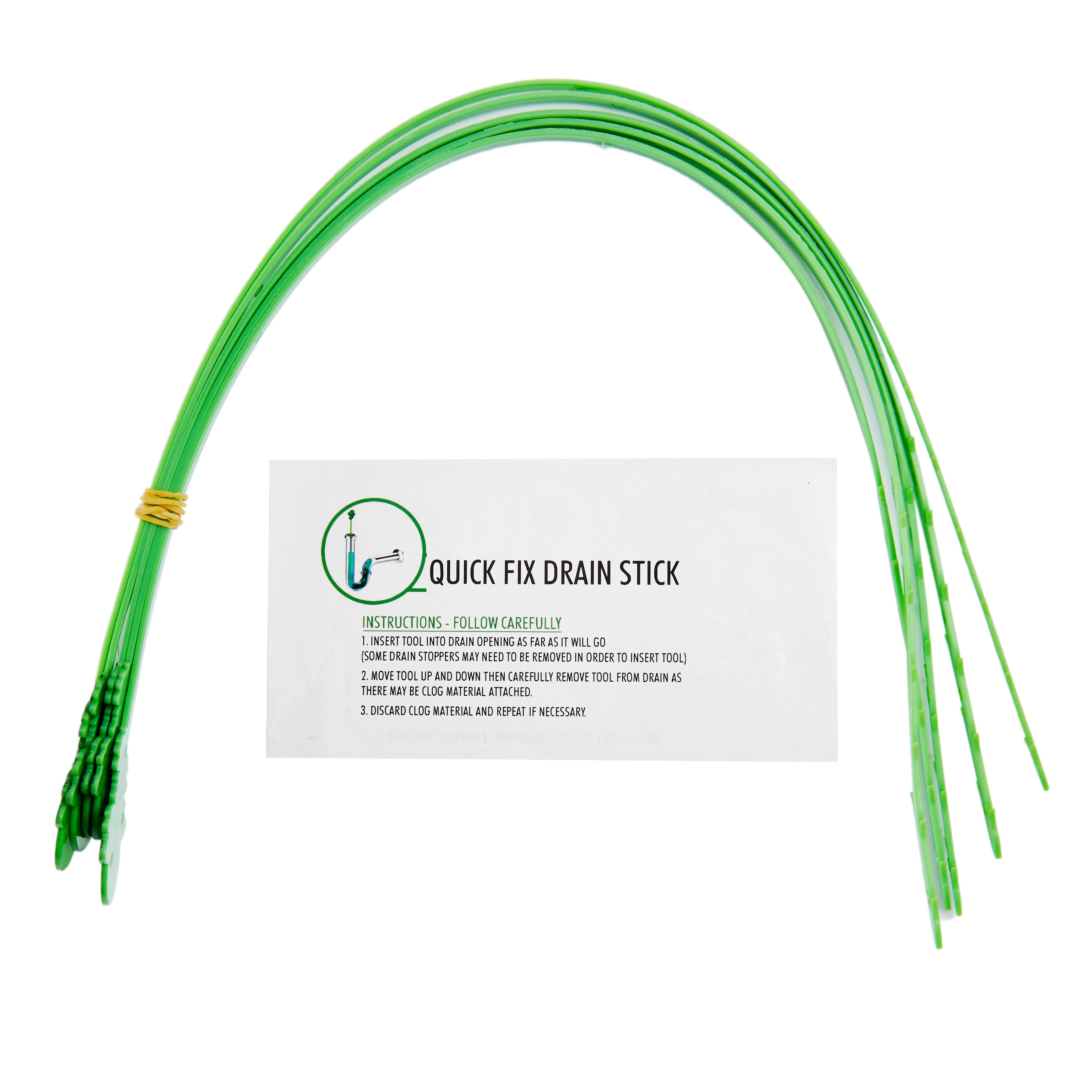 23 Inch 3 Pack Sink Drain Auger Hair Snake Catcher Cleaner Tools for Sewer Toilet Shower Kitchen Bathroom
