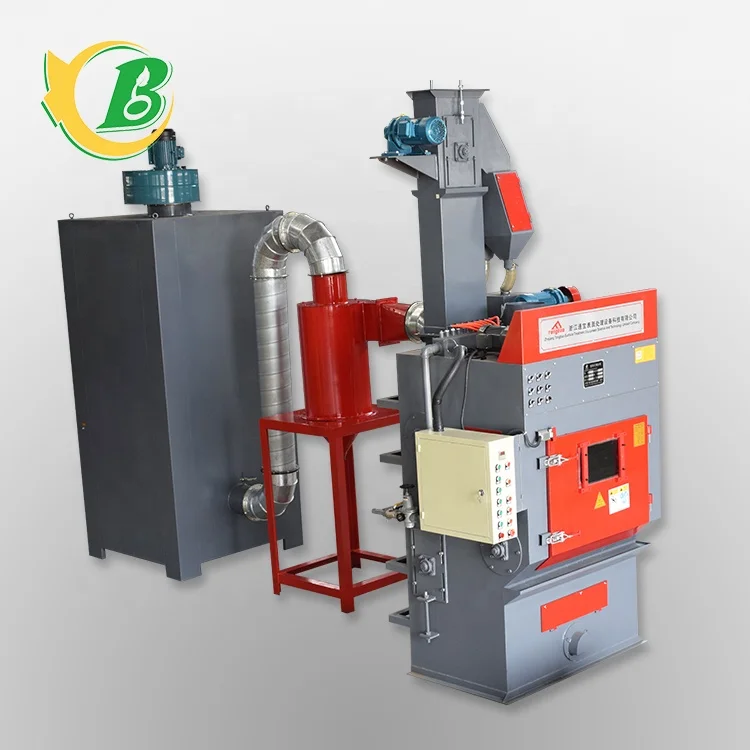 High strength Large Crawler sandblasting cabinet for heavy and larger parts