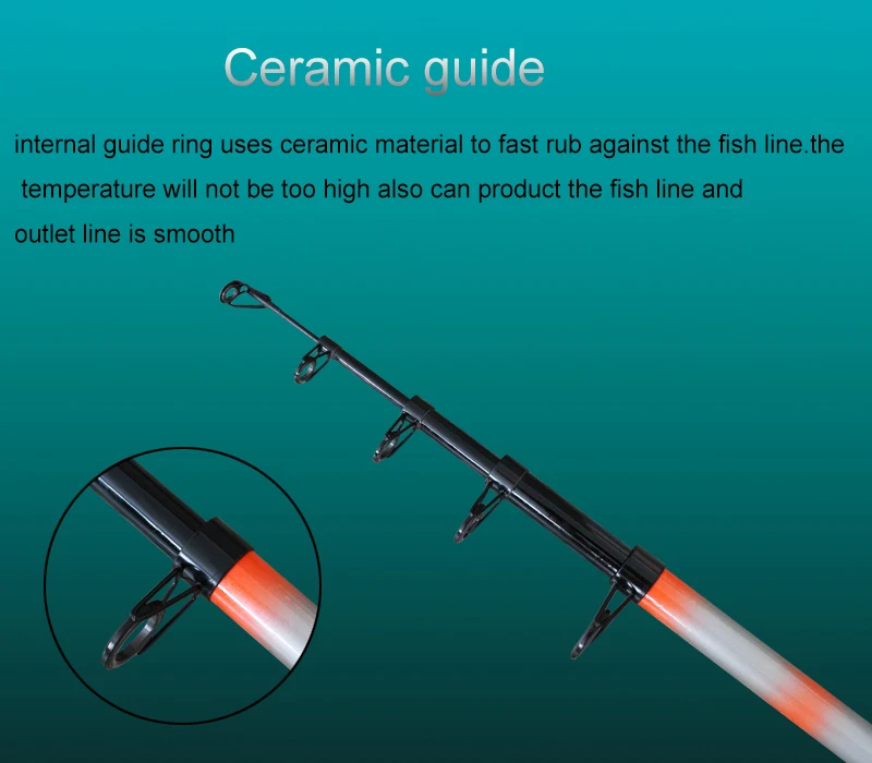 1.5m/1.8m/2.1m/2.4m/2.7m/3m/3.6m cheap hot sell portable carry Telescopic Spinning Rods