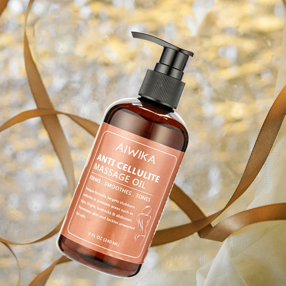 OEM Custom Private Label Women Weight Loss Anti Cellulite Massage Body Oil