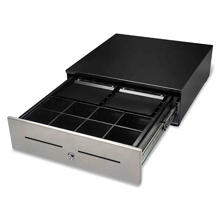 SK-415HA High End 4,5,6,8-bill 8 Coins Supermarket Use Safe Cash Register square Pos Cash Drawer