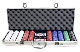 Customized Thickening Casino Suitcase Poker Container Manufacturer box 300pcs 500pcs 1000pcs  2000pcs Aluminum Poker Chips Case
