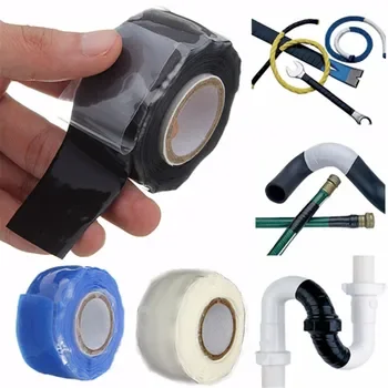 Popular high temperature heat resistant adhesive black silicon grip rubber tape for wire winding