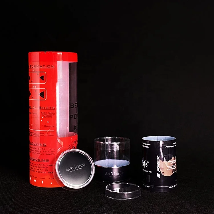 Clear Plastic PET Tube Packaging Cylinder PVC Packing Big Clear Storage Container Tube Transparent Round Acetate Box