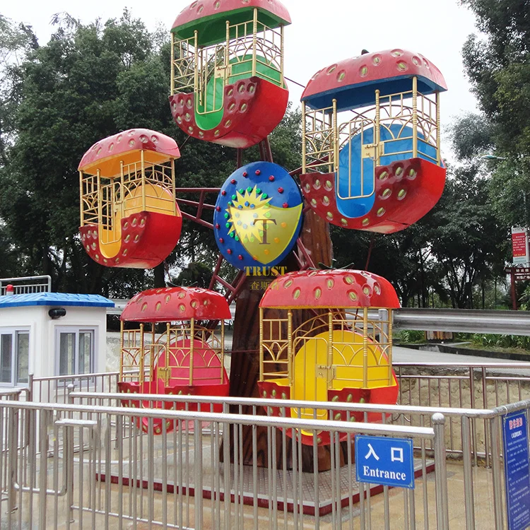 8 Seats Christmas Small Basket Ferris Wheel Amusement Ride Kids Mini Ferris Wheel for Sale