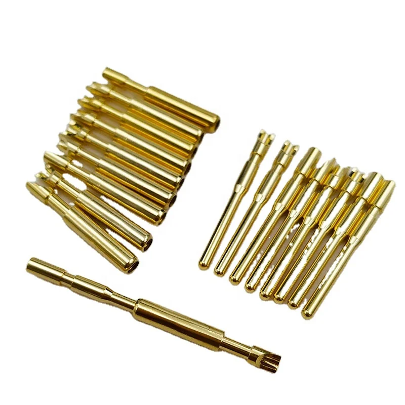Factory customization circular connector crimp contacts male female crimping pins Cheap machining