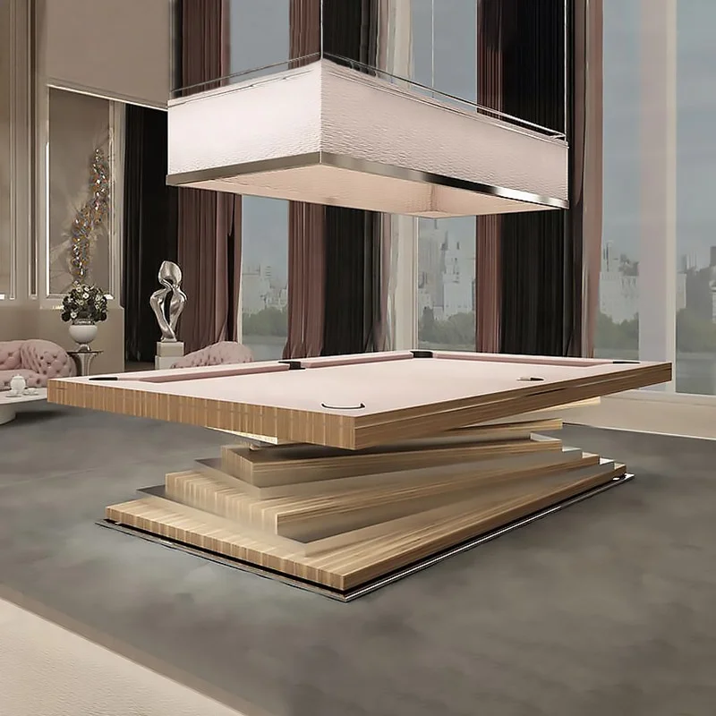 2021 New arrival High end luxury modern slate pool table American style 8ft 9ft indoor  billiard table